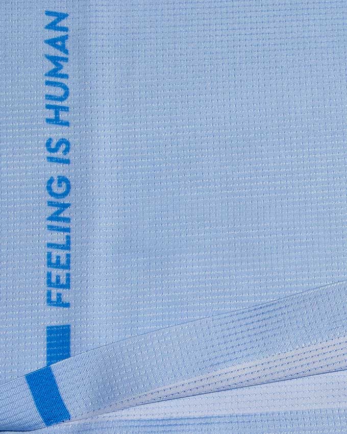 Camiseta de running con detalles termosellados para hombre de la Serie 4 elementos en color celeste