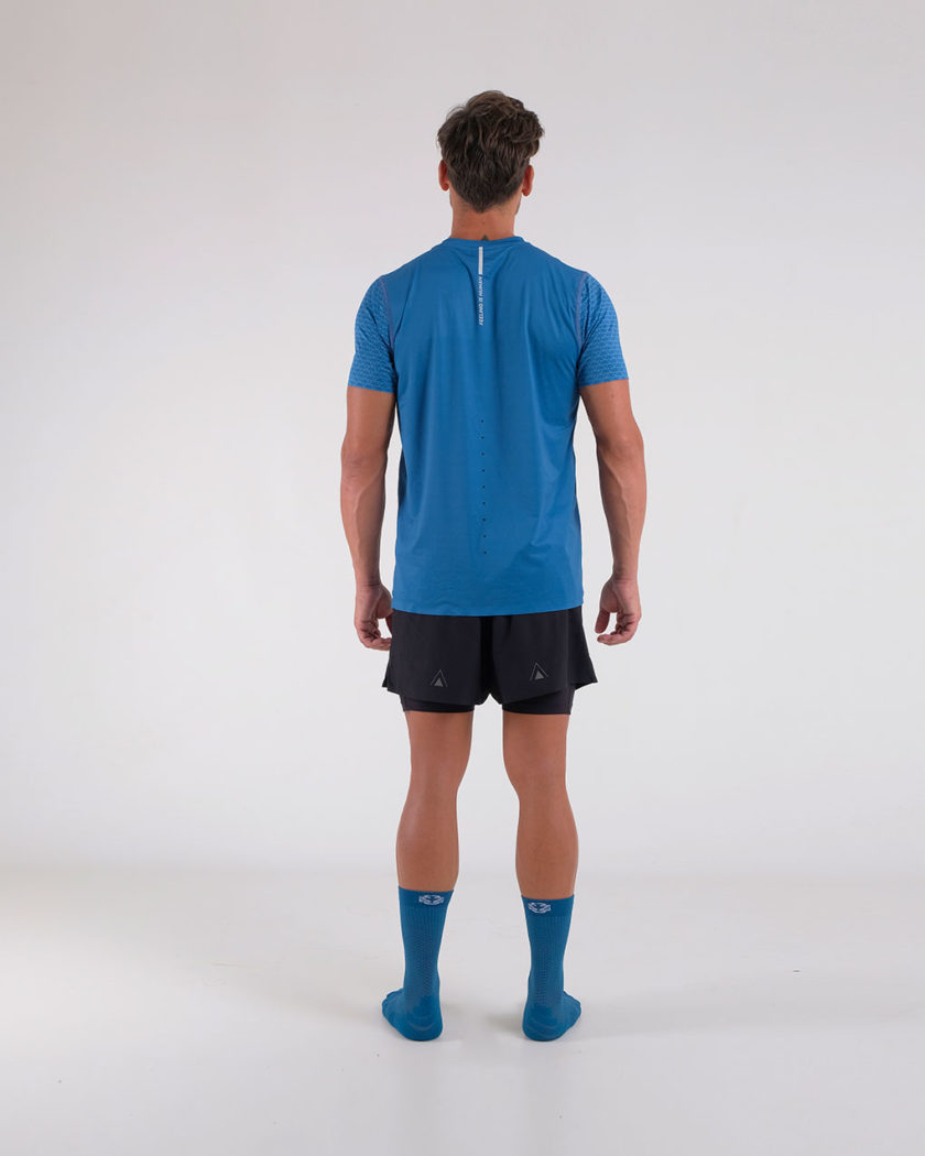 camiseta de running para hombre con perforaciones láser